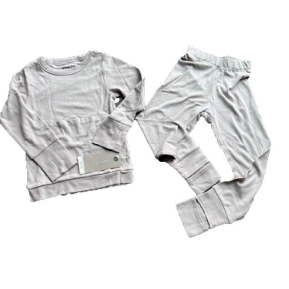 Goumi  Thermal Organic Cotton Jogger Set Color Stone - Picture 5 of 16
